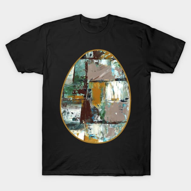 Art Acrylic artwork abstract Easter Egg T-Shirt by ArtFromK